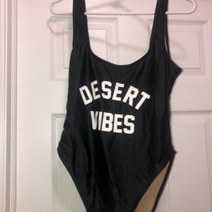 Private party one piece bathing suit size M/L